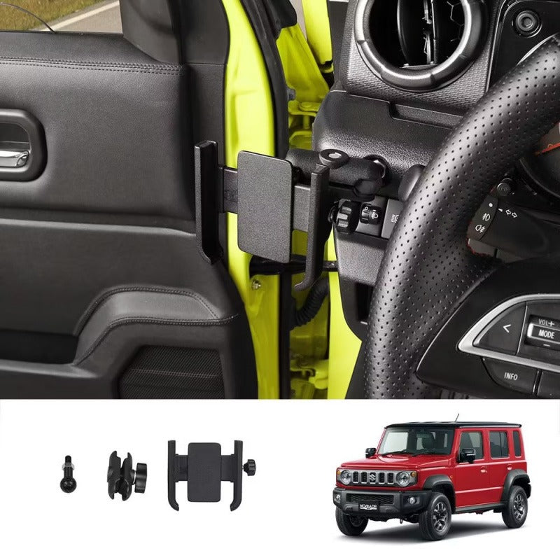 Aluminum Alloy Mechanical Phone Holder for Suzuki Jimny JB74 / JC74 - 2025 model