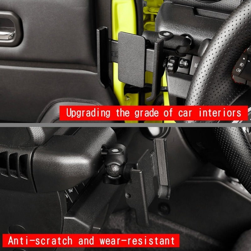 Aluminum Alloy Mechanical Phone Holder for Suzuki Jimny JB74 / JC74 - 2025 model