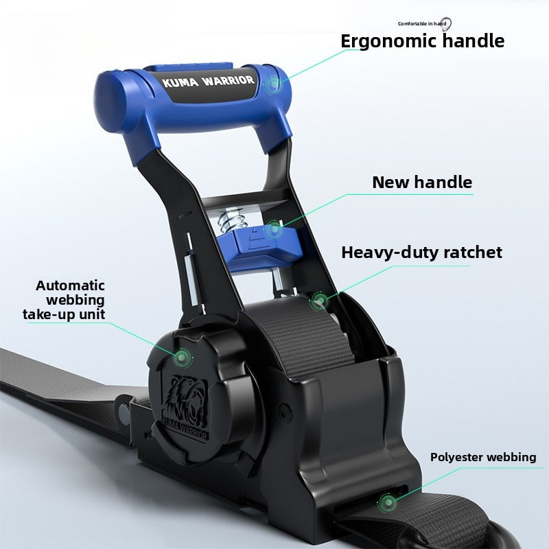 Automatic Retractable Ratchet Tie Down Straps