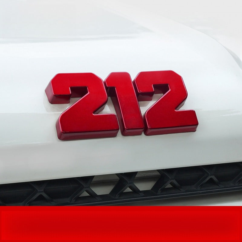 Black Hood & Tailgate Emblem Set for BAW 212 T01
