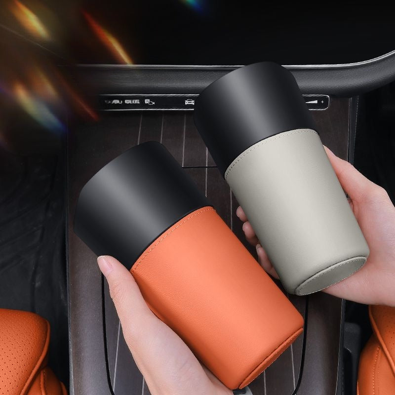 Car Cup Holder Trash Bin Storage Box