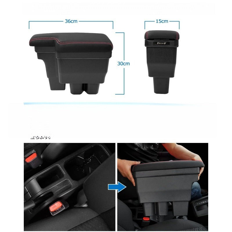 Center Console Armrest Storage Box for Suzuki Jimny JB64 / JB74