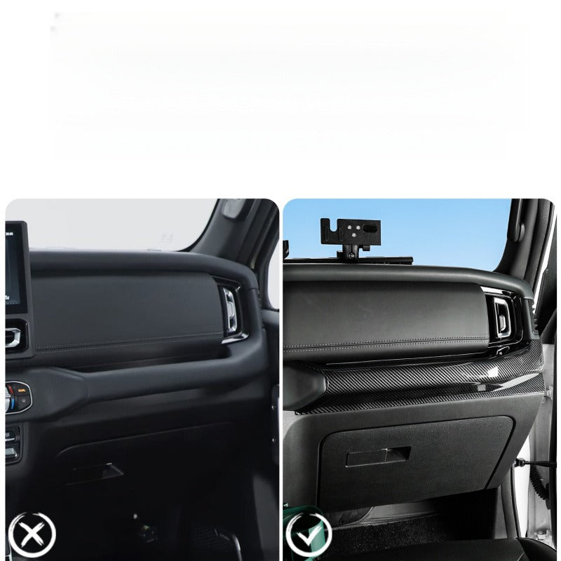 Co-Pilot Handle Storage Box For BAW 212T01 - Carbon Fiber Texture