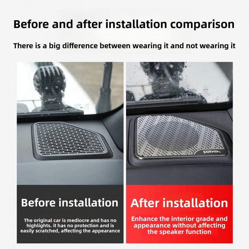 Dashboard Speaker Decorative Frame Cover For BAW 212 - A pair
