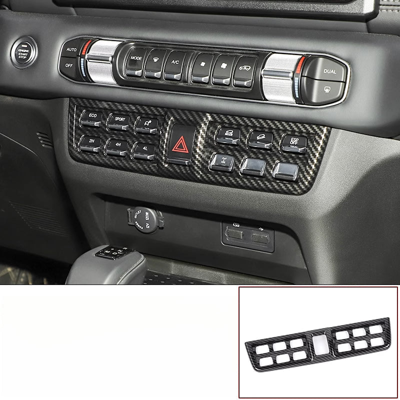 Emergency Light Switch Panel For BAW 212 - Carbon Fiber Pattern Model