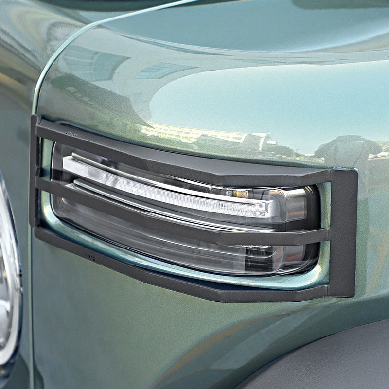 Front Turn Signal Light Guard Metal Protective Cover for BAW 212 - Black