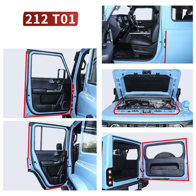 Full Door Weatherstrip Seal Kit for BAW 212 T01 - Full vehicle sealing strips