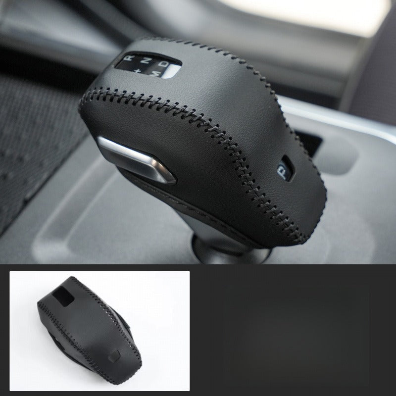 Leather shift knob cover for BAW 212 - Black