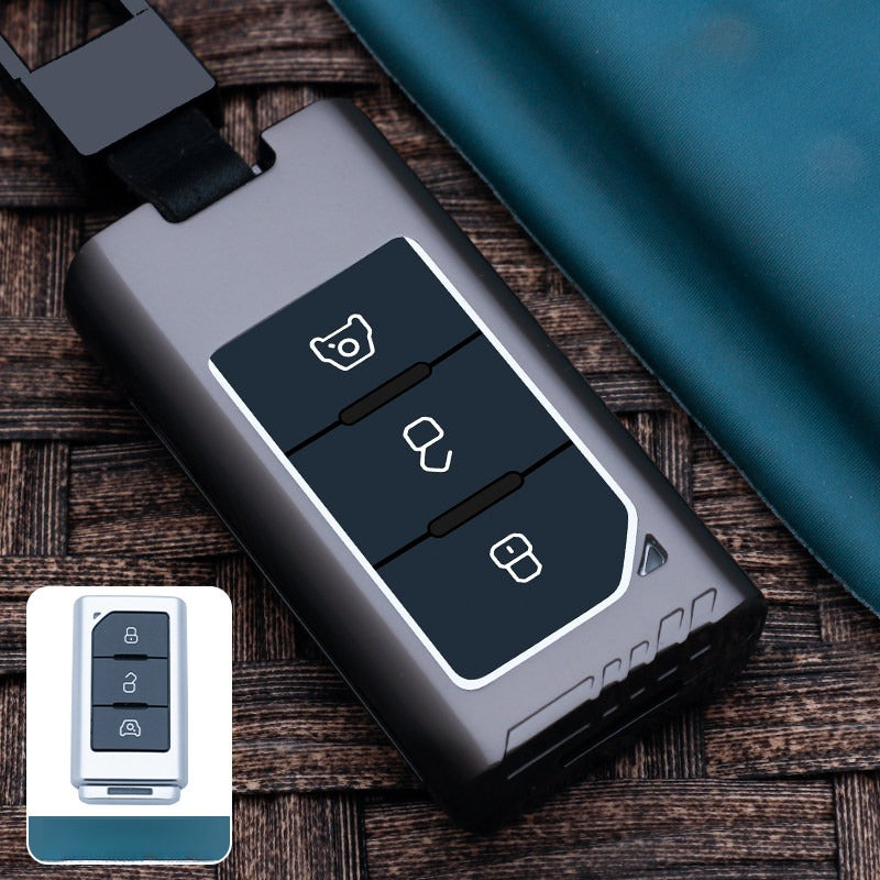 Mechanic-Style Metal Key Cover for BAW 212 - Black