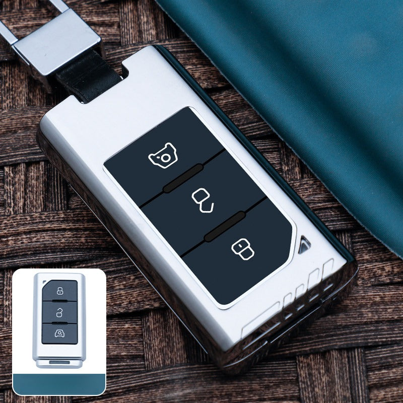 Mechanic-Style Metal Key Cover for BAW 212 - Silver