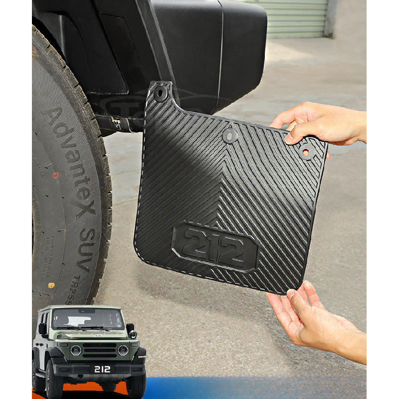 Mud Flaps Heavy-Duty Front & Rear Splash Guards For BAW 212 - 1 Set (4 Pieces) / BAW 212