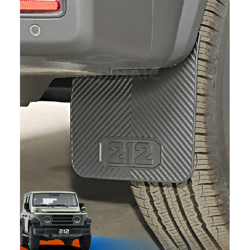 Mud Flaps Heavy-Duty Front & Rear Splash Guards For BAW 212 - 1 Set (4 Pieces) / BAW 212