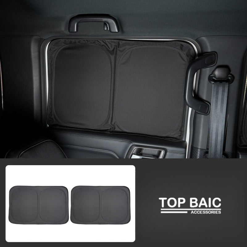 Premium Windshield Sunshade for BAW 212 T01 - Second row window sunshade (2 pieces)