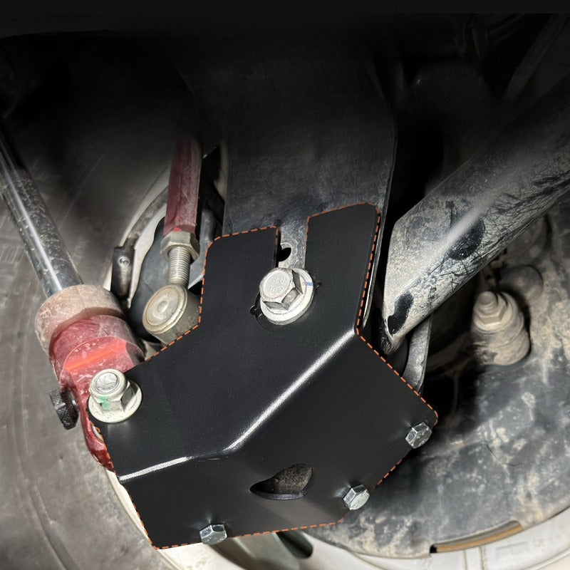 Rear Shock & Lower Control Arm Skid Plate for BAW 212 T01 - Black