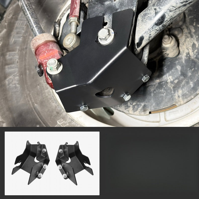 Rear Shock & Lower Control Arm Skid Plate for BAW 212 T01 - Black