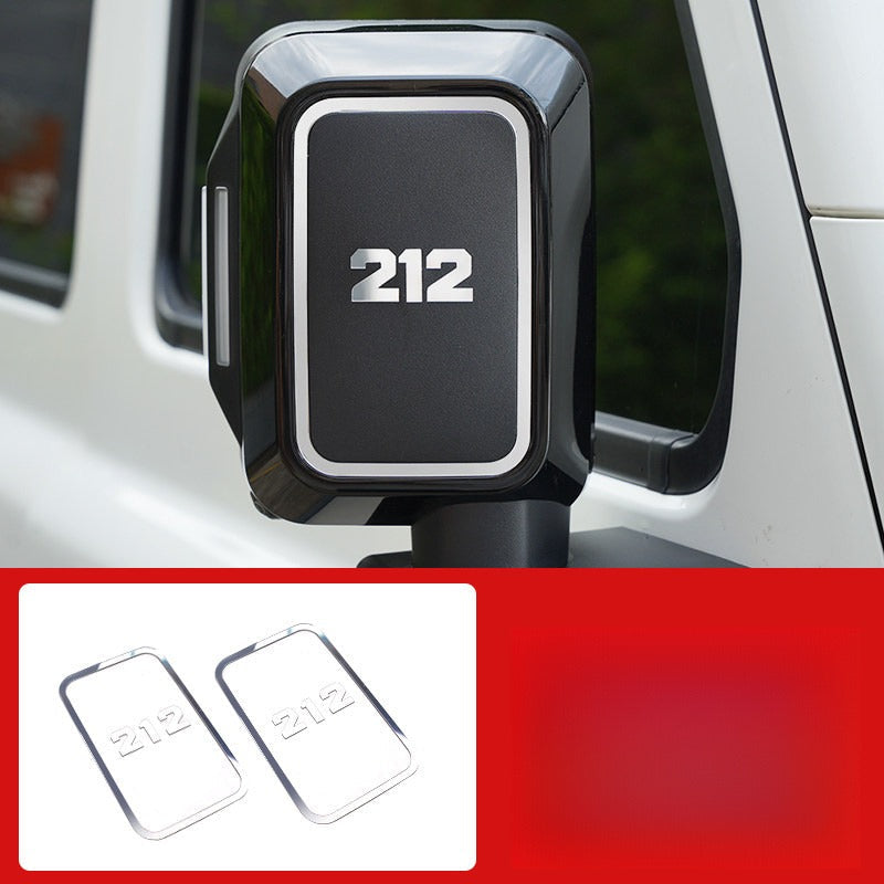 Rearview Mirror Decorative Trim For BAW 212 - Silver