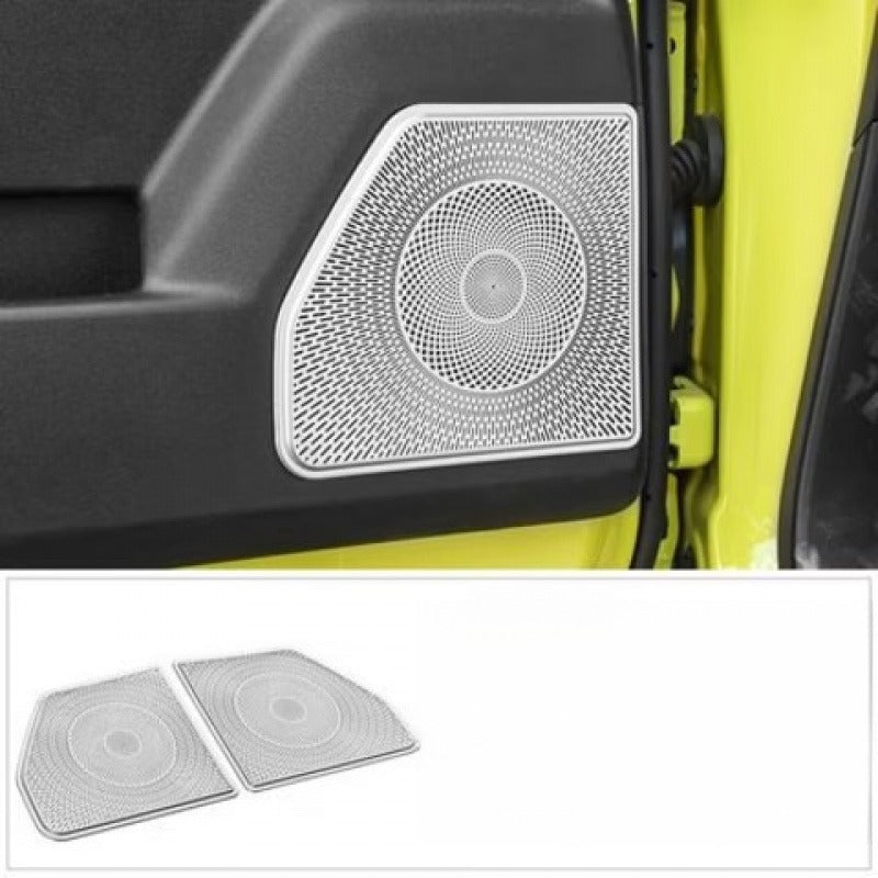 Stainless Steel Door Speaker Trim Cover for Suzuki Jimny JB64 / JB74 - 2 packs