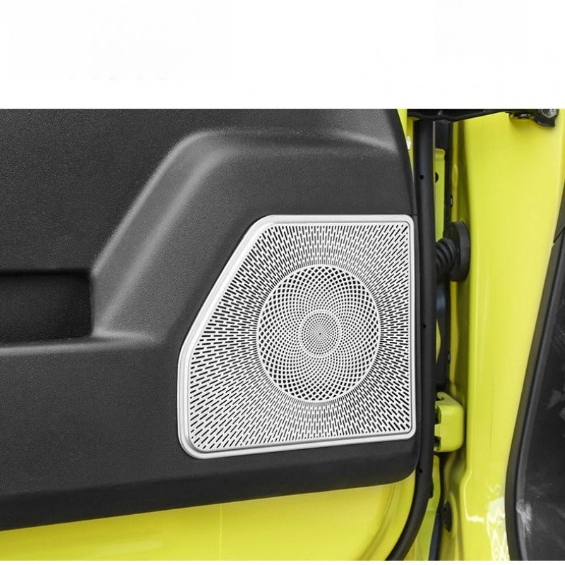 Stainless Steel Door Speaker Trim Cover for Suzuki Jimny JB64 / JB74 - 2 packs
