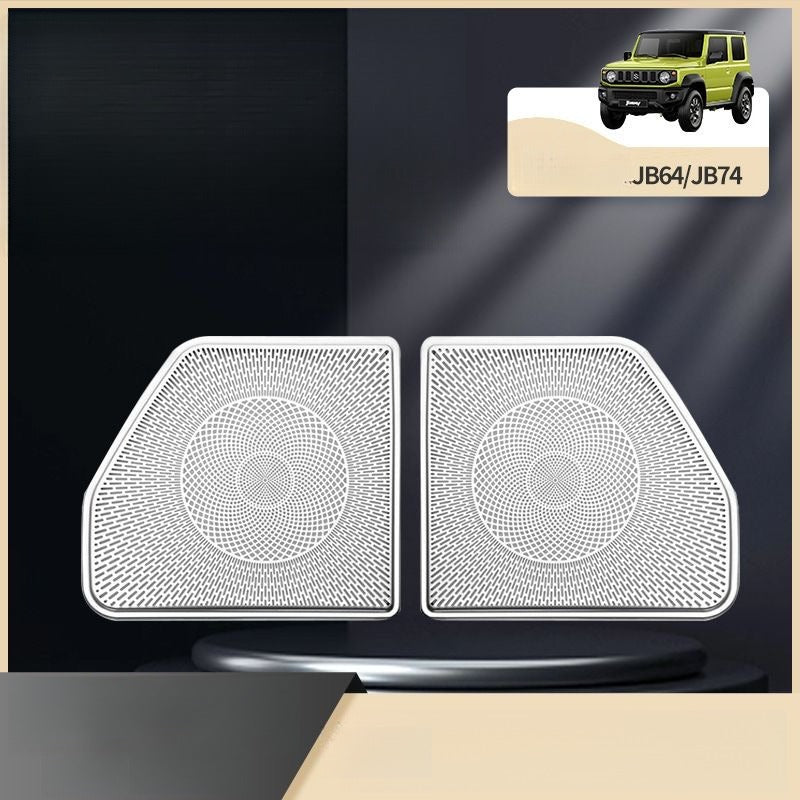 Stainless Steel Door Speaker Trim Cover for Suzuki Jimny JB64 / JB74 - 2 packs