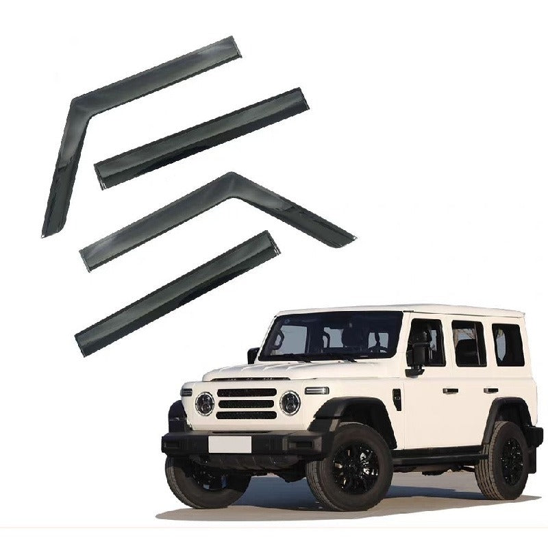 Thickened & Widened Window Visors for BAW 212 | Rain & Sun Guards - Black
