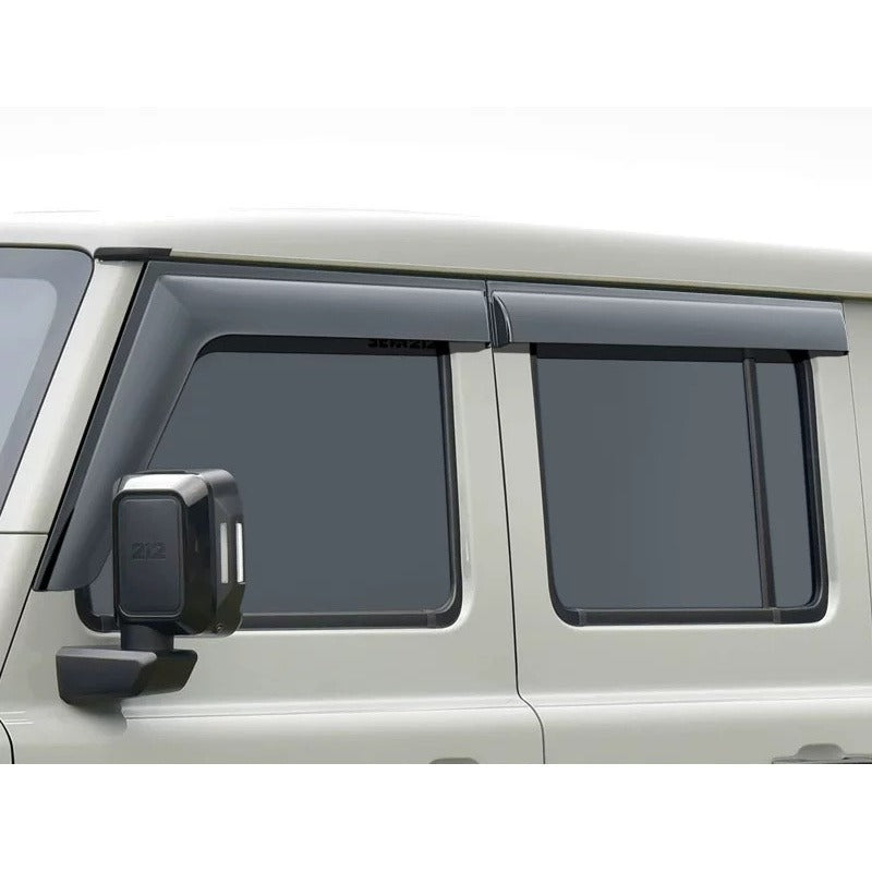 Thickened & Widened Window Visors for BAW 212 | Rain & Sun Guards - Black