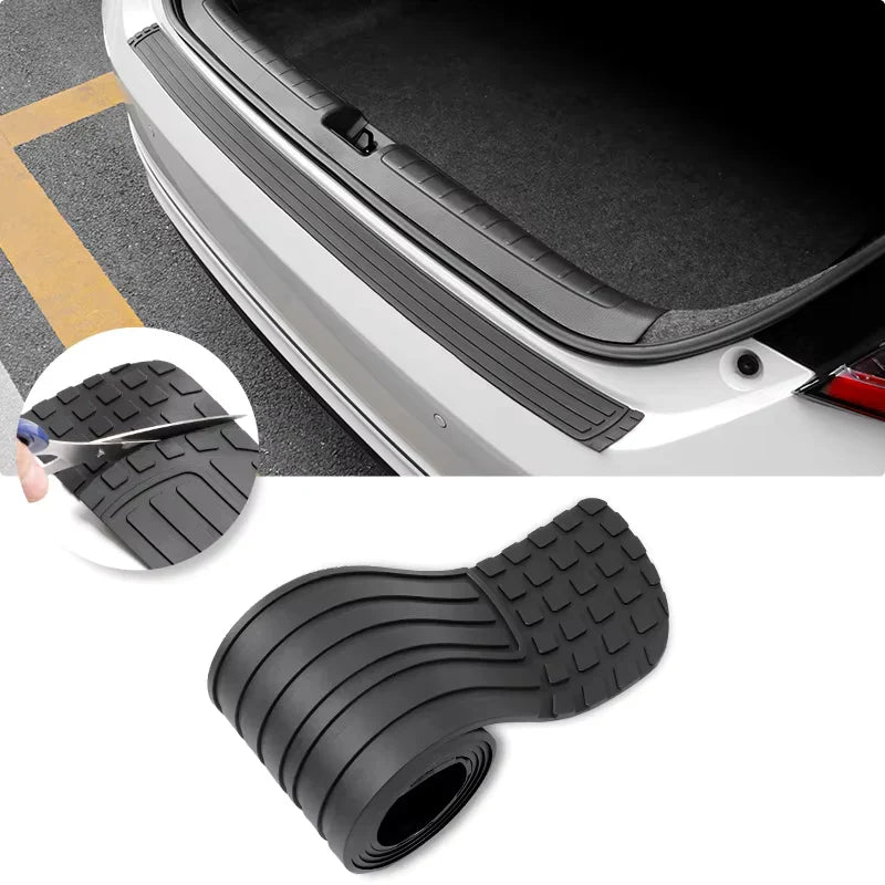 Universal Trunk Bumper Guard & Door Sill Protector - All-plastic cuttable