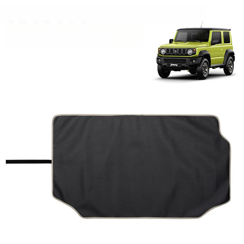 Waterproof PVC Trunk Mat for Suzuki Jimny JB64 / JB74 - Black